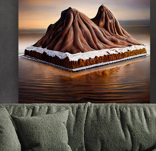 Cake Country 02 Chocolate Mountains Island by Matthias Hauser
