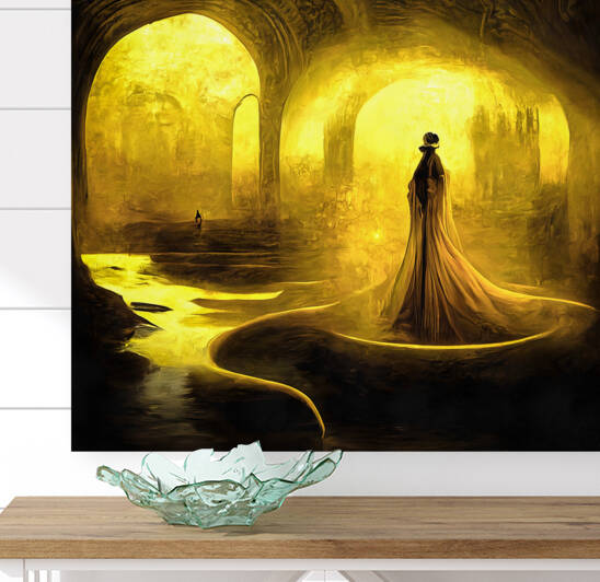 The Golden Room 02 Mysterious Woman by Matthias Hauser