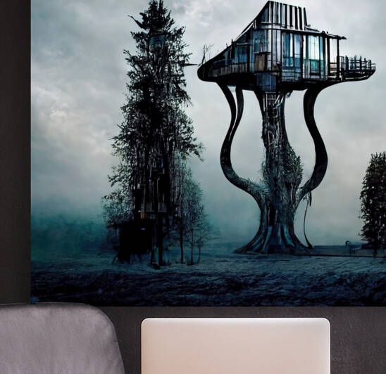 Tree House 03 Dark Sky by Matthias Hauser