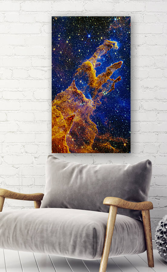 Pillars of Creation James Webb Space Telescope by Matthias Hauser