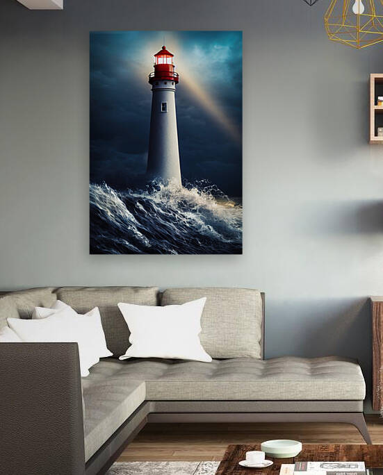 Lighthouse 09 Ocean Waves by Matthias Hauser