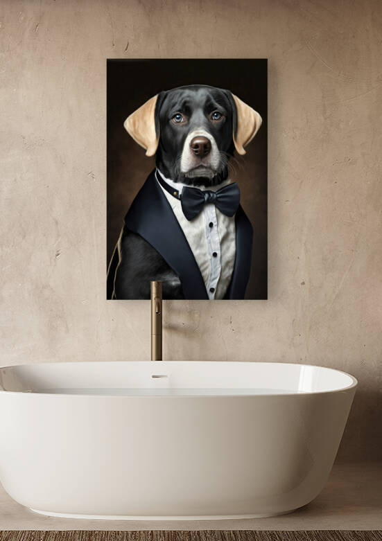 Well-dressed Animal 34 Cute Labrador by Matthias Hauser