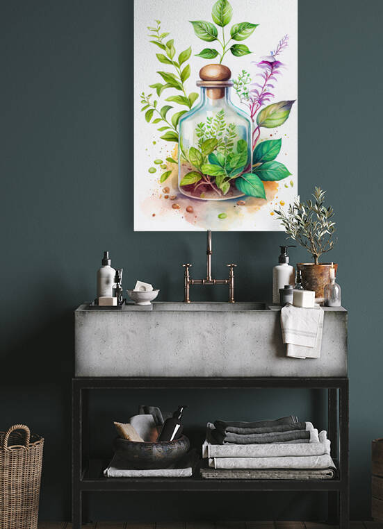 Herbal Apothecary Aesthetic 05 Kitchen Decor by Matthias Hauser
