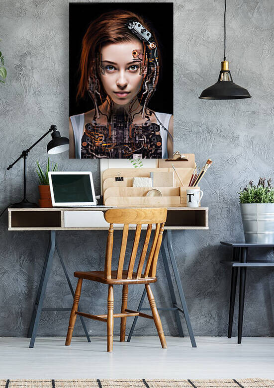 The Future of AI 15 Woman Android by Matthias Hauser