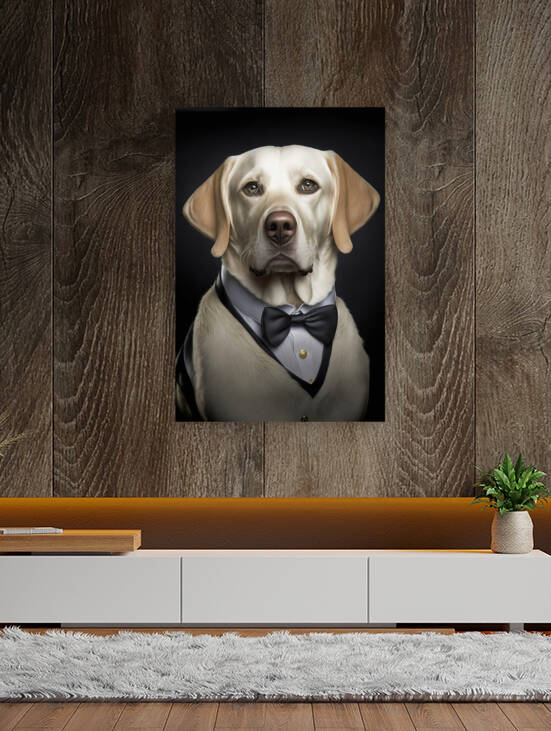 Well-dressed Animal 32 Cute Labrador by Matthias Hauser