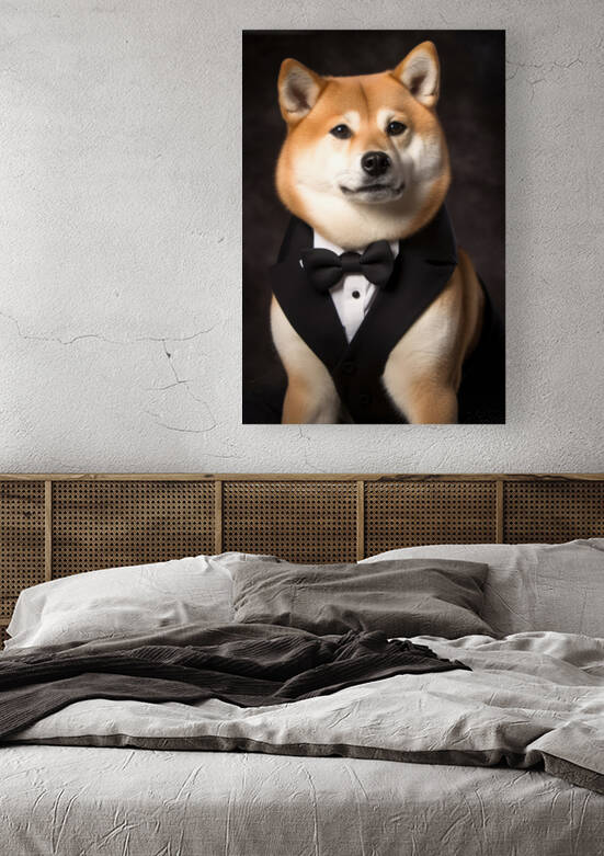 Well-dressed Animal 65 Shiba Inu Dog by Matthias Hauser