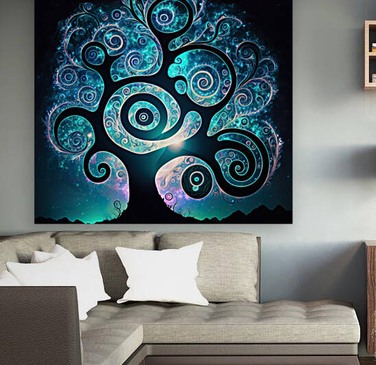 Fractal Tree 55 by Matthias Hauser