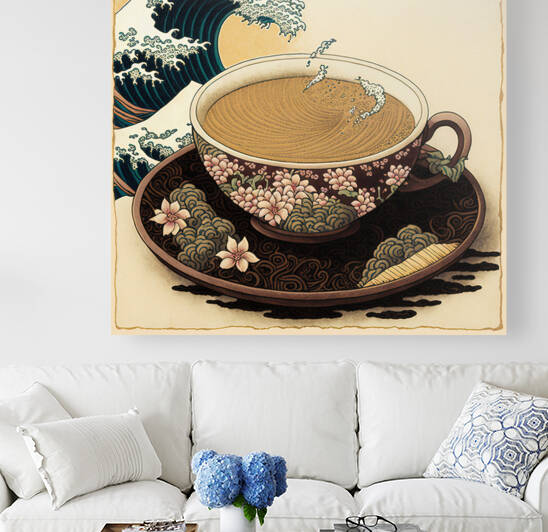 Coffee Cup Ukiyo-e Style 01 by Matthias Hauser