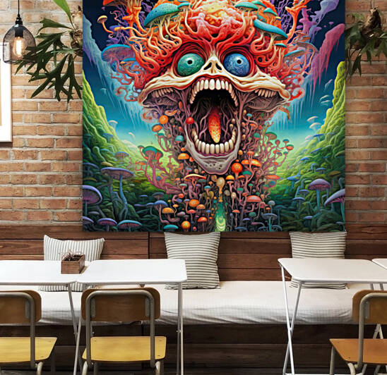 Crazy Psychedelic Mushroom 01 by Matthias Hauser