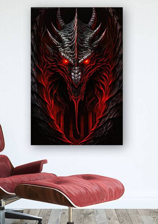 Dark Dragon Portrait 02 by Matthias Hauser