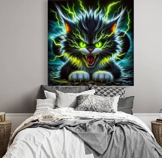 Crazy angry cat 01 Furious by Matthias Hauser