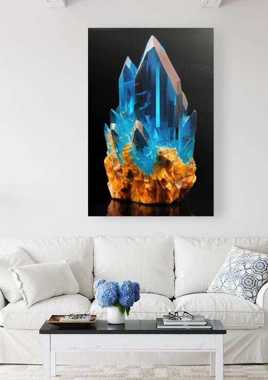 Topaz 01 Healing Crystal by Matthias Hauser