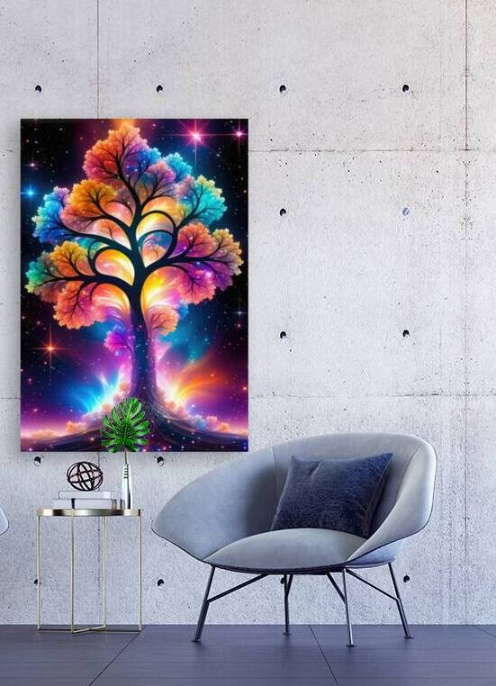 Colorful Fractal Tree 02 by Matthias Hauser