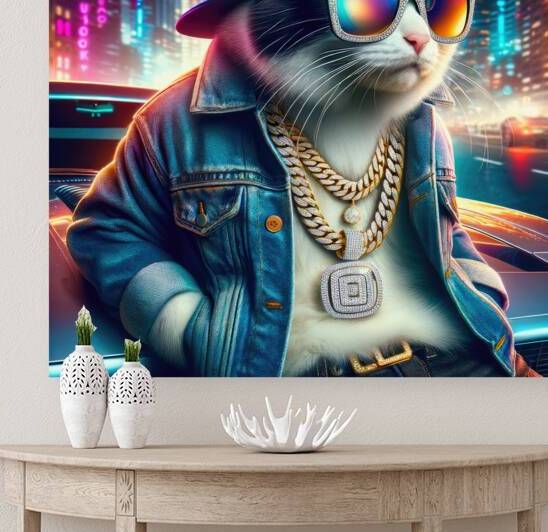 Cool Rapper Cat Street Style by Matthias Hauser