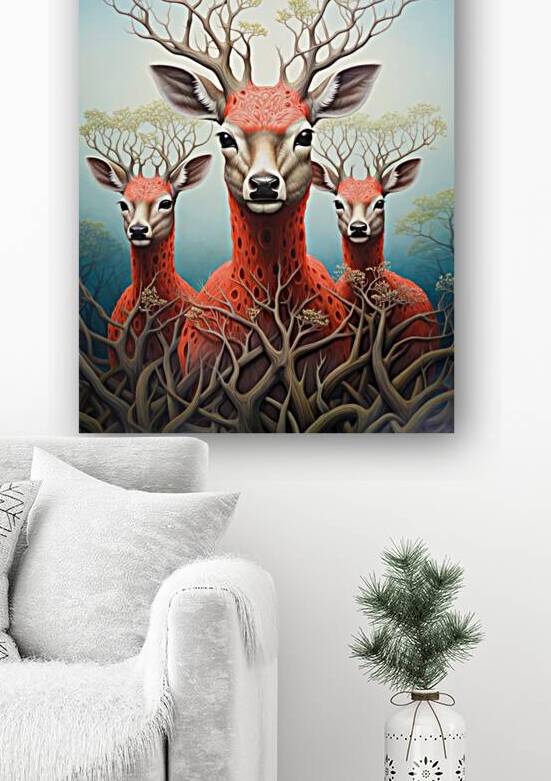 Surreal Wildlife 01 Deer by Matthias Hauser