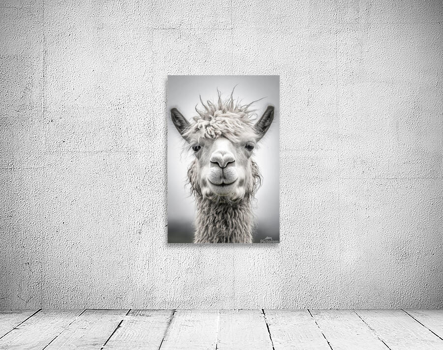 Llama Stare 01 Wall Preview