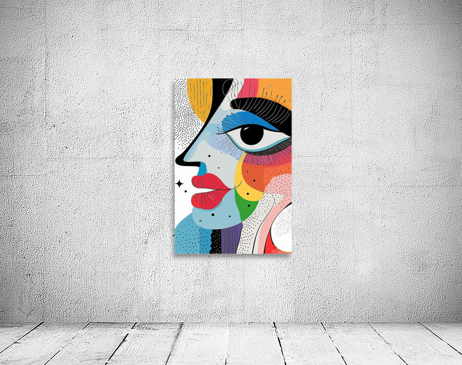Vivid Whimsy - Abstract Expression Wall Preview