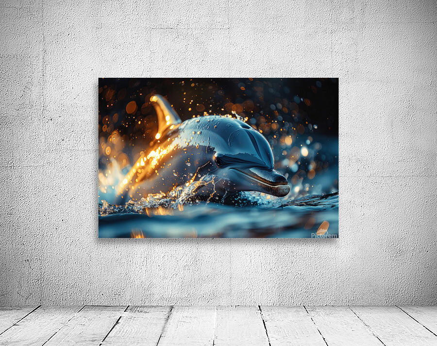 Dolphin 01 Warm Light Wall Preview