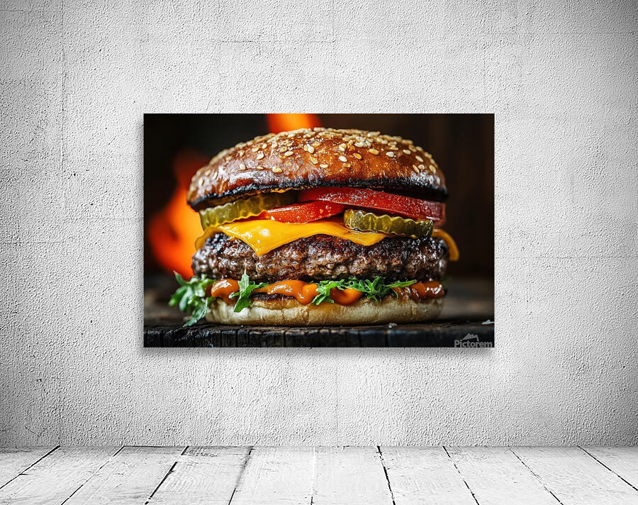 Tasty Perfect Burger Wall Preview