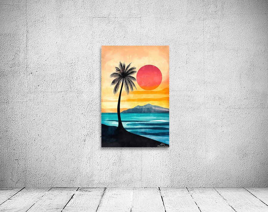Tropical Tranquility - Ocean Sunset Wall Preview