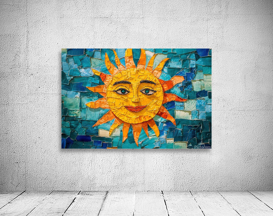 Mosaic Sunburst Wall Preview