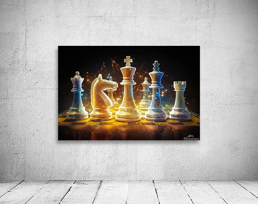 Cyber Chess Game Wall Preview