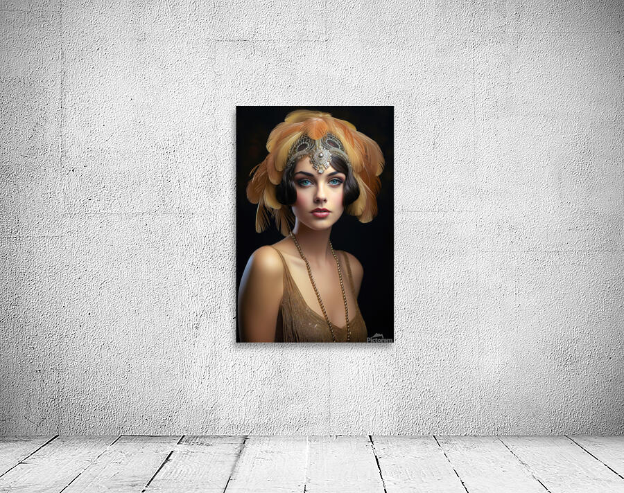 1920s Flapper Woman 17 Wall Preview