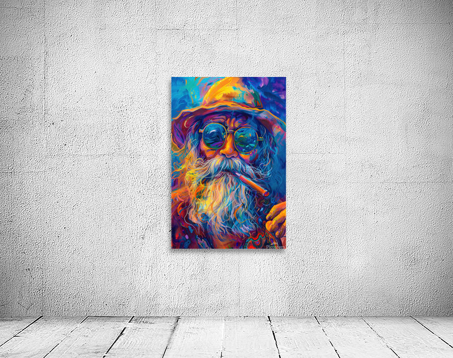 Happy Psychedelic Hippie 01 Wall Preview