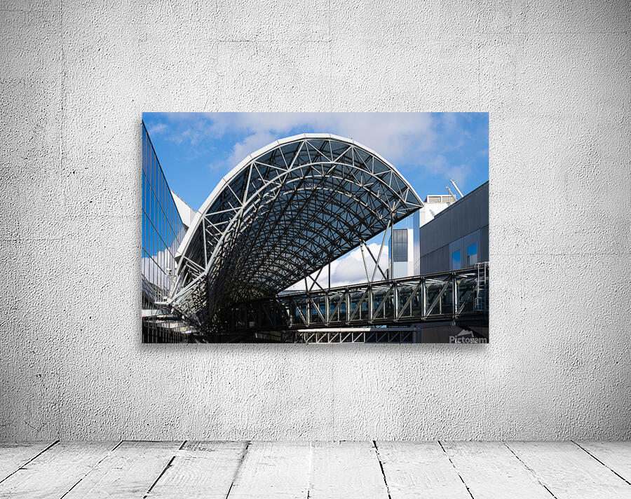 Steel and Glass Roof Kyoto Station by Matthias Hauser Wall Art