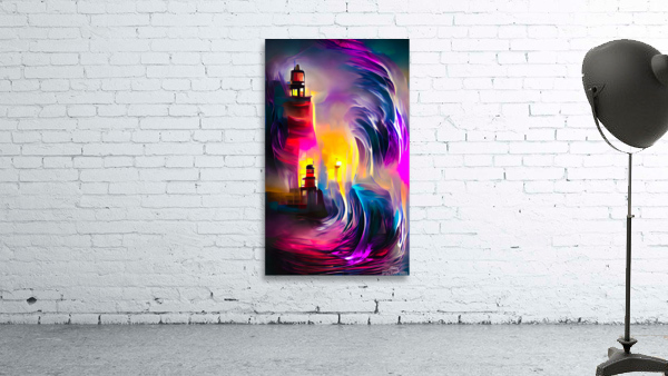 Lighthouse 02 Huge Waves Wall Preview