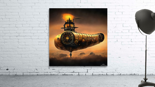Steampunk Zeppelin 01 Wall Preview