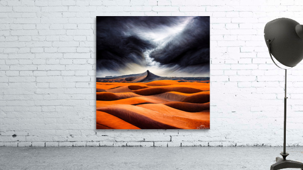 Dramatic Desert Landscape 01 Wall Preview