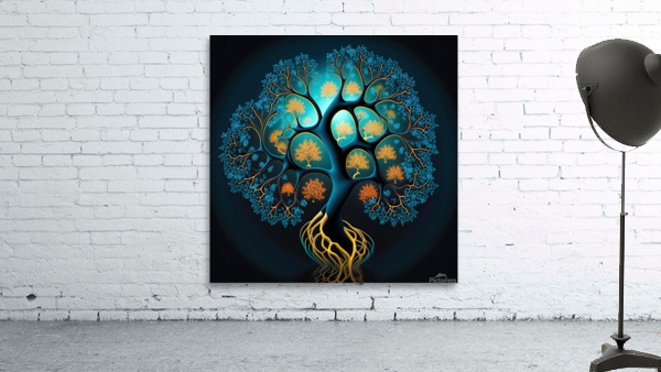 Fractal Tree 50 Wall Preview