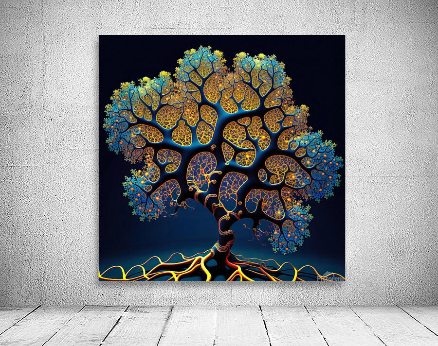 Fractal Tree 54 Wall Preview