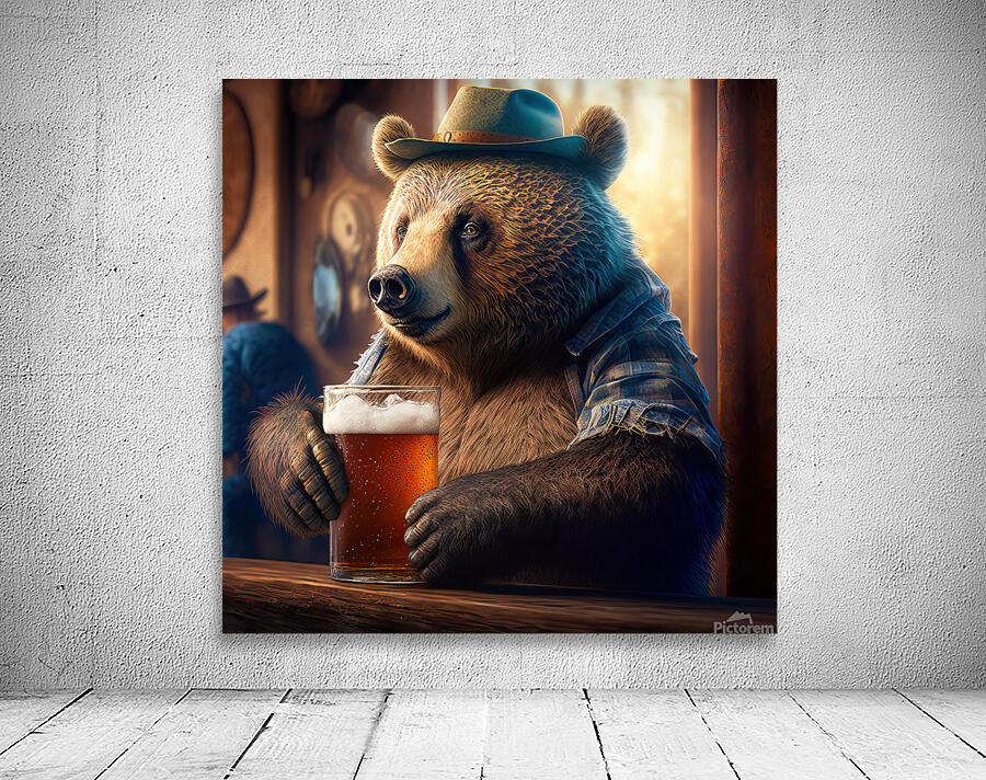 Bear Beer Buddy 02 Wall Preview