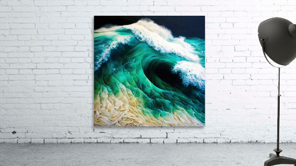 Ocean Waves 01 Wall Preview