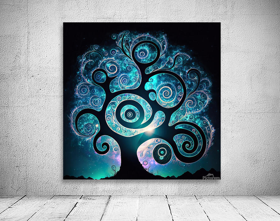 Fractal Tree 55 Wall Preview