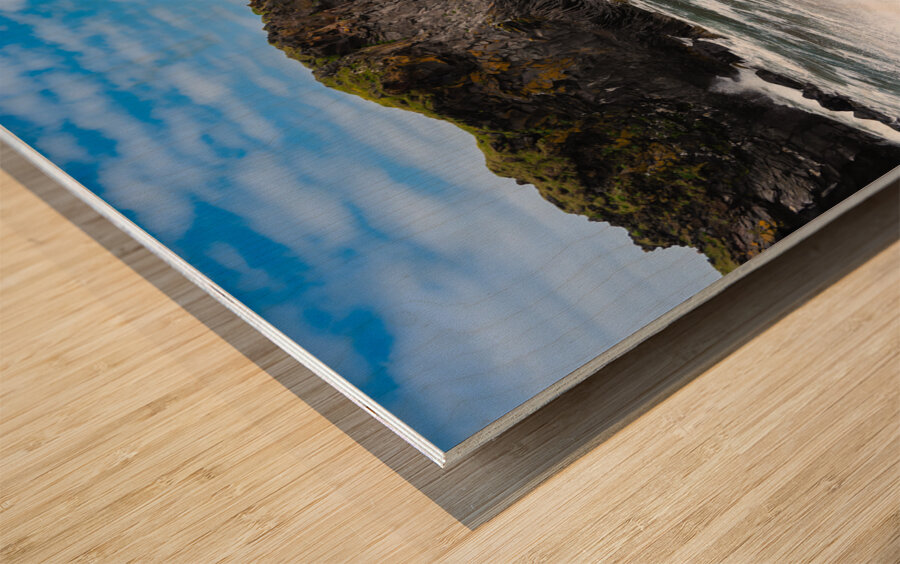 Hellnar Coastline Serenity Wood print