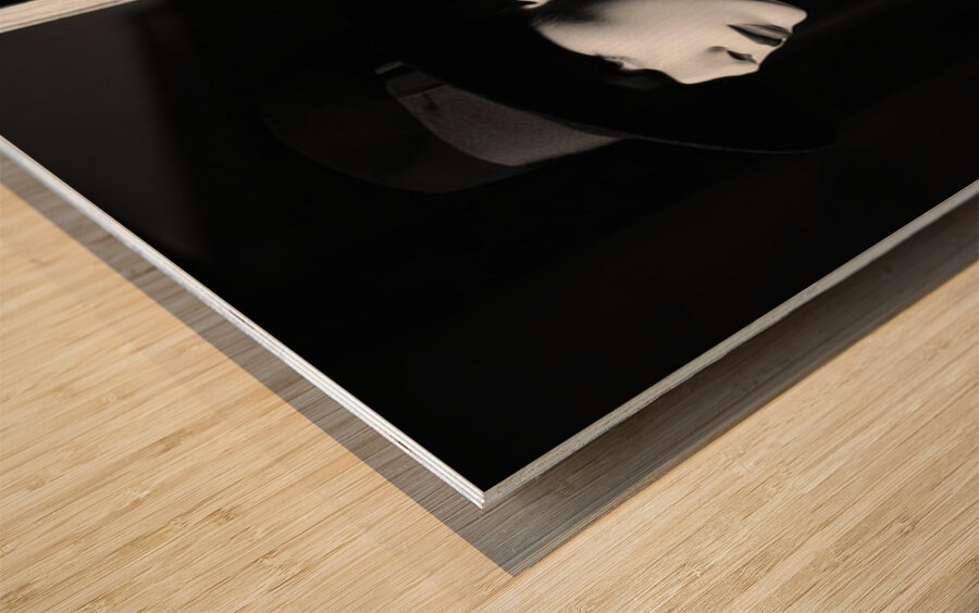 Split Light Split Loyalty - Film  Noir Wood print
