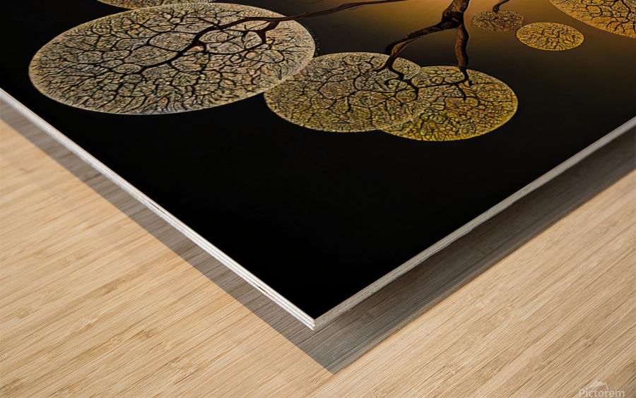 Fractal Tree 04 Wood print