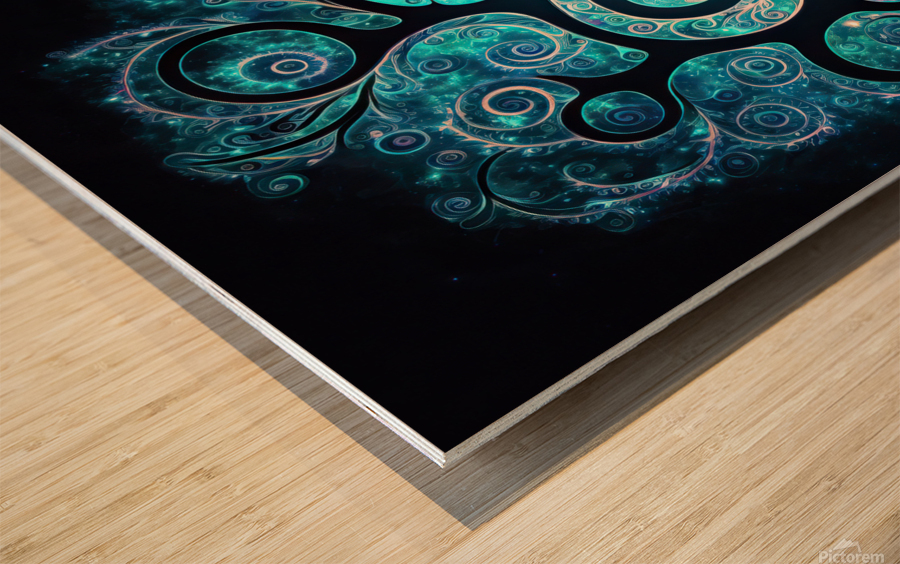 Fractal Tree 55 Wood print