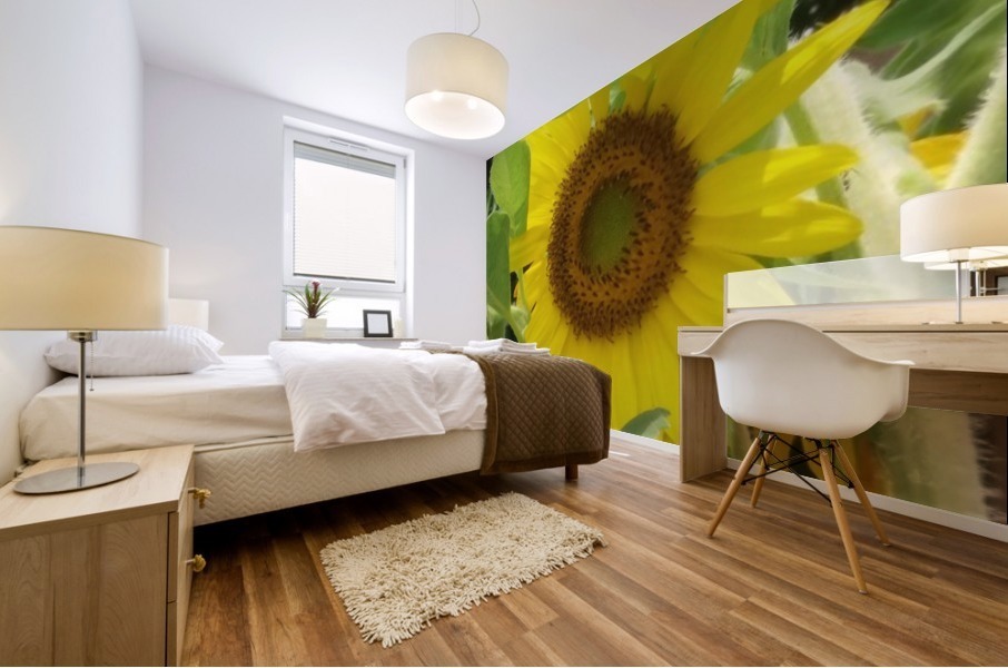Sunflower Mural print