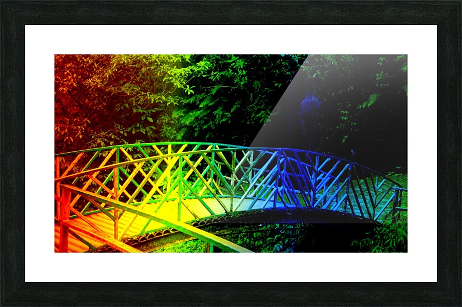 Rainbow bridge Picture Frame print