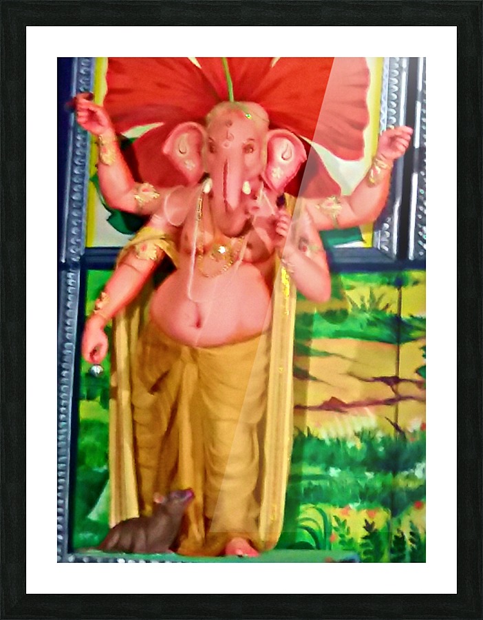 Ganesha Picture Frame print
