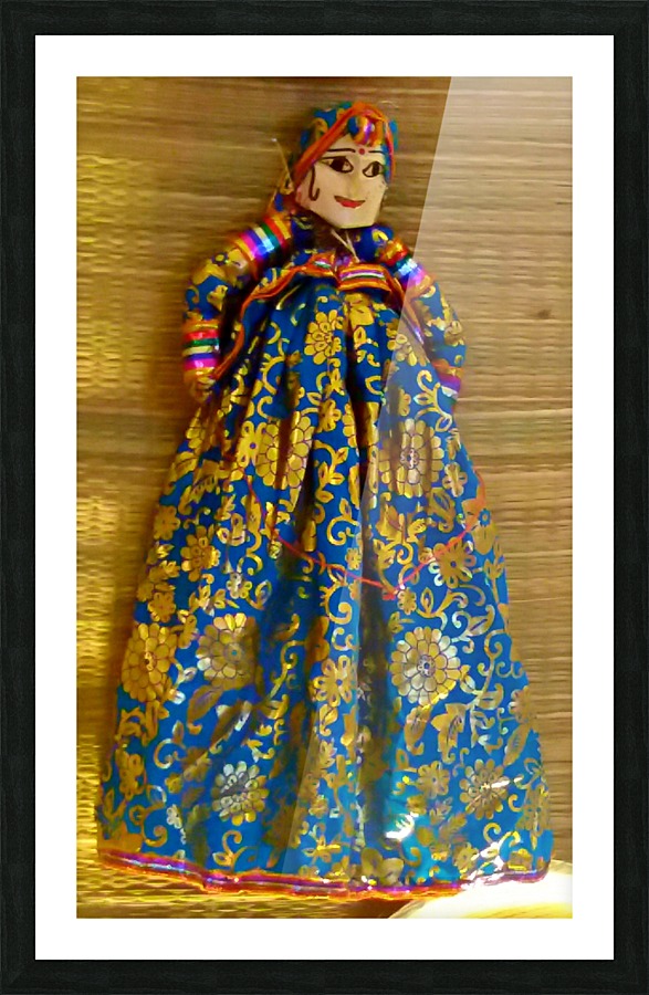 Puppet doll Picture Frame print