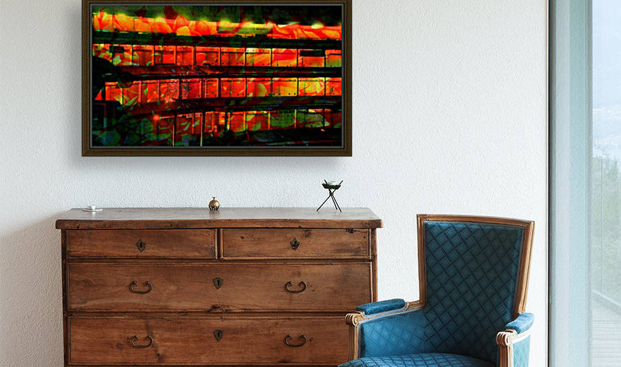 Colorful house Reproduction