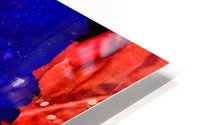 Blue sparkle HD Metal print