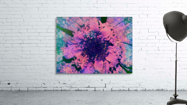 Flower textured Wall Preview