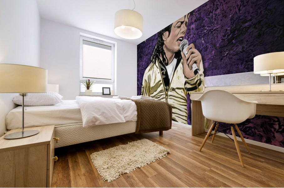Michael Jackson Portrait Print Mural print