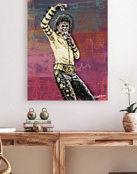 Michael Jackson 1997 HIStory Portrait by T Channell Ramos
